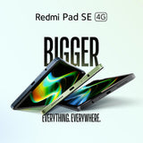 Redmi Pad SE 4G | WiFi Mediatek Helio G55| 8.7-Inc Display | 6650Mah Battery | 90Hz Smooth Refresh Rate| 4GB, 128GB | 1340 X 800 Display | 1 Billion Colours | Dolby Atmos | Dual Speakers | Urban Grey - CarrotKart | India's first Open Box ecommerce platform