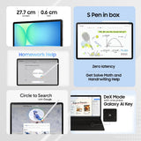 Samsung Galaxy Tab S10 FE, S Pen in-Box, 27.7 cm (10.9 inch) Display, AI Writing, Desktop Mode, Pre Loaded Pro Apps, 8 GB RAM, 128 GB Storage, Wi-Fi + 5G Tablet, Gray - CarrotKart | India's first Open Box ecommerce platform