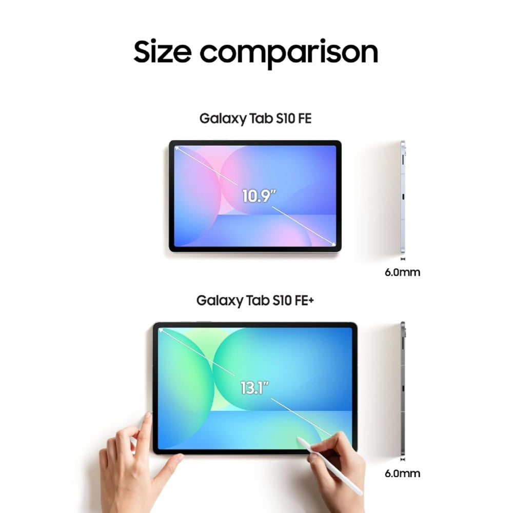 Samsung Galaxy Tab S10 FE, S Pen in-Box, 27.7 cm (10.9 inch) Display, AI Writing, Desktop Mode, Pre Loaded Pro Apps, 8 GB RAM, 128 GB Storage, Wi-Fi + 5G Tablet, Gray - CarrotKart | India's first Open Box ecommerce platform