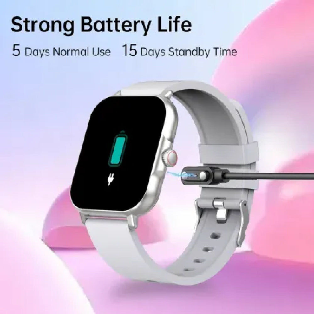 SHKOD Watch1 Pro 1.83" HD Display Bluetooth Calling, AI Voice Assistant(Black) Smartwatch (Black Strap, 1.83) - CarrotKart | India's first Open Box ecommerce platform