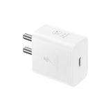 Samsung Original 25W USB Type-C Travel Adaptor Without Cable for Google Pixel, Xiaomi, Motorola, iPhone, Samsung Galaxy Tab S/A Series, Galaxy S10/M54/M55/A80/A90/S25/S24, White - CarrotKart | India's first Open Box ecommerce platform