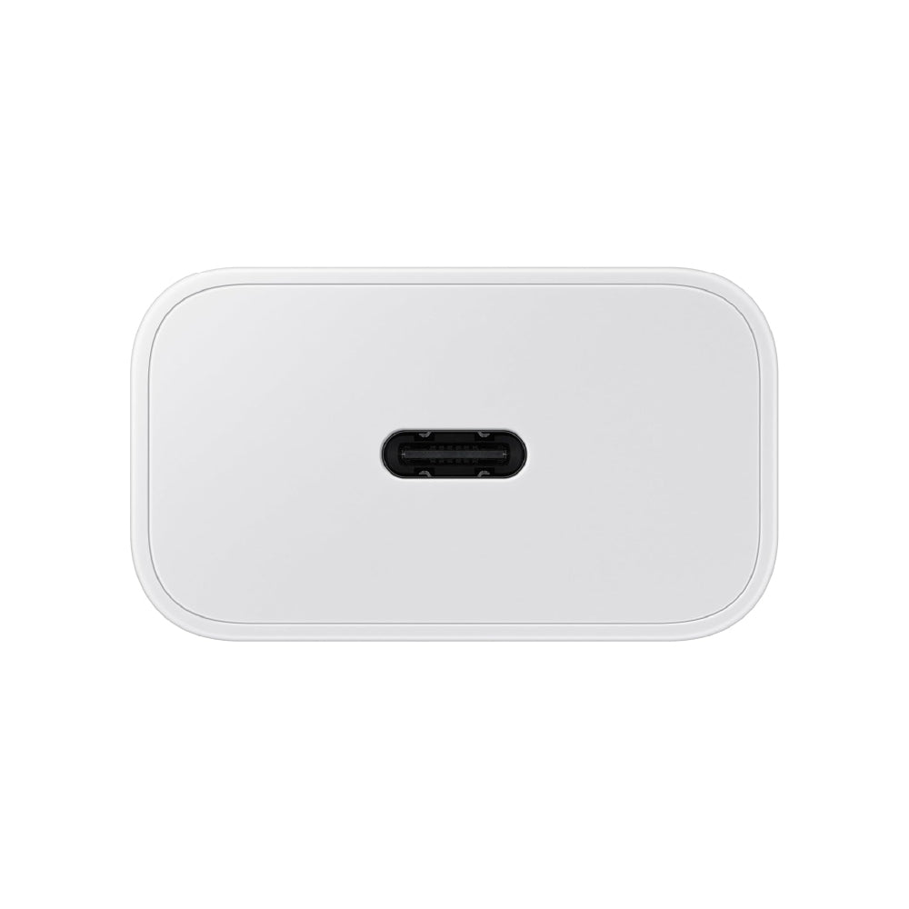 Samsung Original 25W USB Type-C Travel Adaptor Without Cable for Google Pixel, Xiaomi, Motorola, iPhone, Samsung Galaxy Tab S/A Series, Galaxy S10/M54/M55/A80/A90/S25/S24, White - CarrotKart | India's first Open Box ecommerce platform