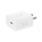 Samsung Original 25W USB Type-C Travel Adaptor Without Cable for Google Pixel, Xiaomi, Motorola, iPhone, Samsung Galaxy Tab S/A Series, Galaxy S10/M54/M55/A80/A90/S25/S24, White - CarrotKart | India's first Open Box ecommerce platform