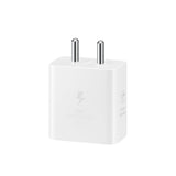 Samsung Original 25W USB Type-C Travel Adaptor Without Cable for Google Pixel, Xiaomi, Motorola, iPhone, Samsung Galaxy Tab S/A Series, Galaxy S10/M54/M55/A80/A90/S25/S24, White - CarrotKart | India's first Open Box ecommerce platform