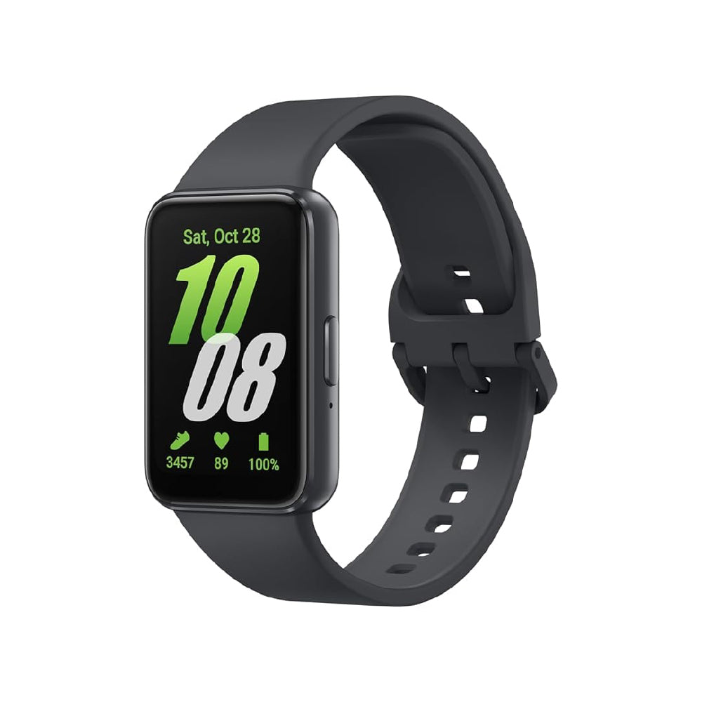 Samsung Galaxy Fit3 Light and Sleek Fitness Band, 13 Days Battery, 100+ Exercises and Sleep Tracking, Dark Gray (Black) - CarrotKart | India's first Open Box ecommerce platform