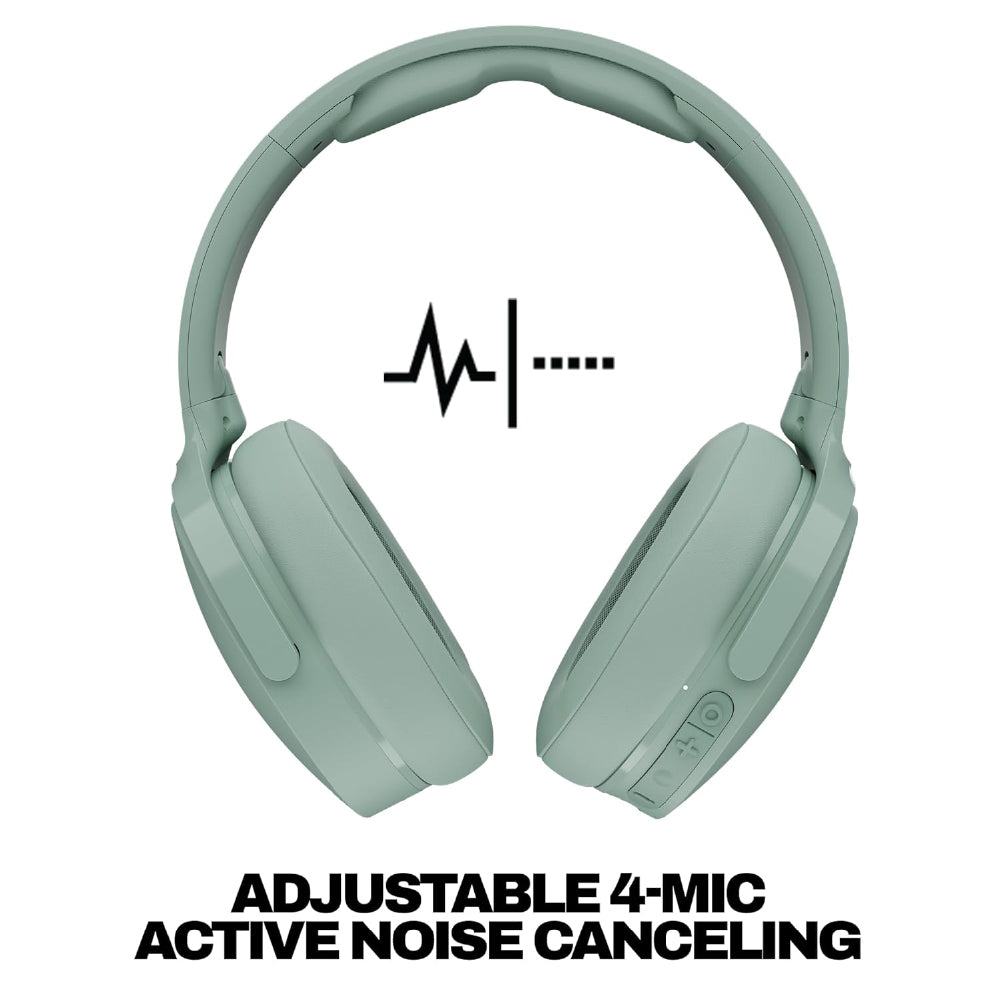Skullcandy Hesh ANC Smartchoice Over-Ear Active Noise Cancelling Wireless Headphones 40mm Drivers,22Hr Playtime+Rapid,Flat-Folding and Collapsible,Light Weight,Work with Android,iOS-Preppy Summer - CarrotKart | India's first Open Box ecommerce platform