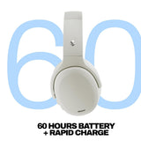 Skullcandy Crusher ANC 2 Over-Ear Wireless Headphones 100 dB| Active Noise Cancellation, Sensory Bass, Dual Pairing, 50H Battery, Rapid Charge, Alexa Built-in | Bone, Off White - CarrotKart | India's first Open Box ecommerce platform