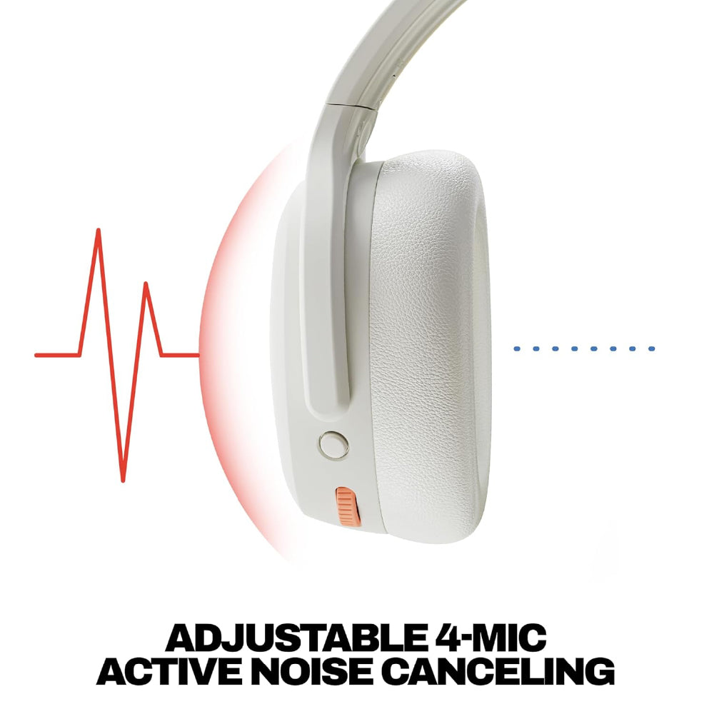 Skullcandy Crusher ANC 2 Over-Ear Wireless Headphones 100 dB| Active Noise Cancellation, Sensory Bass, Dual Pairing, 50H Battery, Rapid Charge, Alexa Built-in | Bone, Off White - CarrotKart | India's first Open Box ecommerce platform
