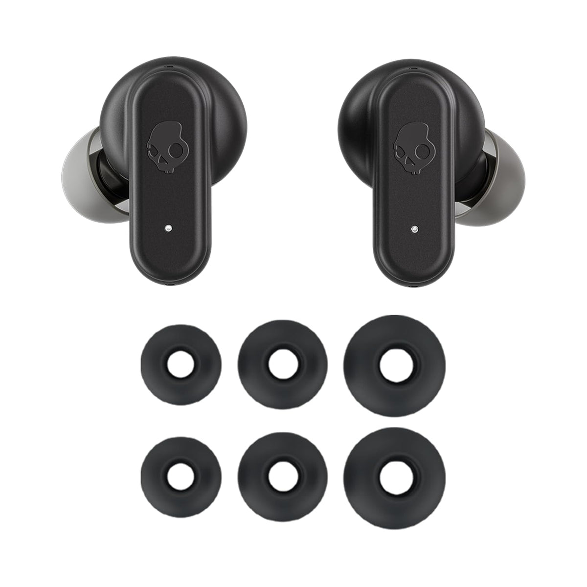 Skullcandy Dime 3 True Wireless Earbuds | Multipoint Bluetooth Pairing, 20-Hour Battery Life, Built-in Mic, Auto Connect | Compatible with iPhone & Android – Black - CarrotKart | India's first Open Box ecommerce platform