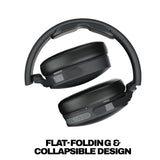 Skullcandy Hesh Evo Over-Ear Wireless Headphones, 40mm Drivers, 36Hr Playtime + Rapid Charge, Flat-Folding and Collapsible, Light Weight Heavy Audio Bass, Work with Android and iOS- Black - CarrotKart | India's first Open Box ecommerce platform
