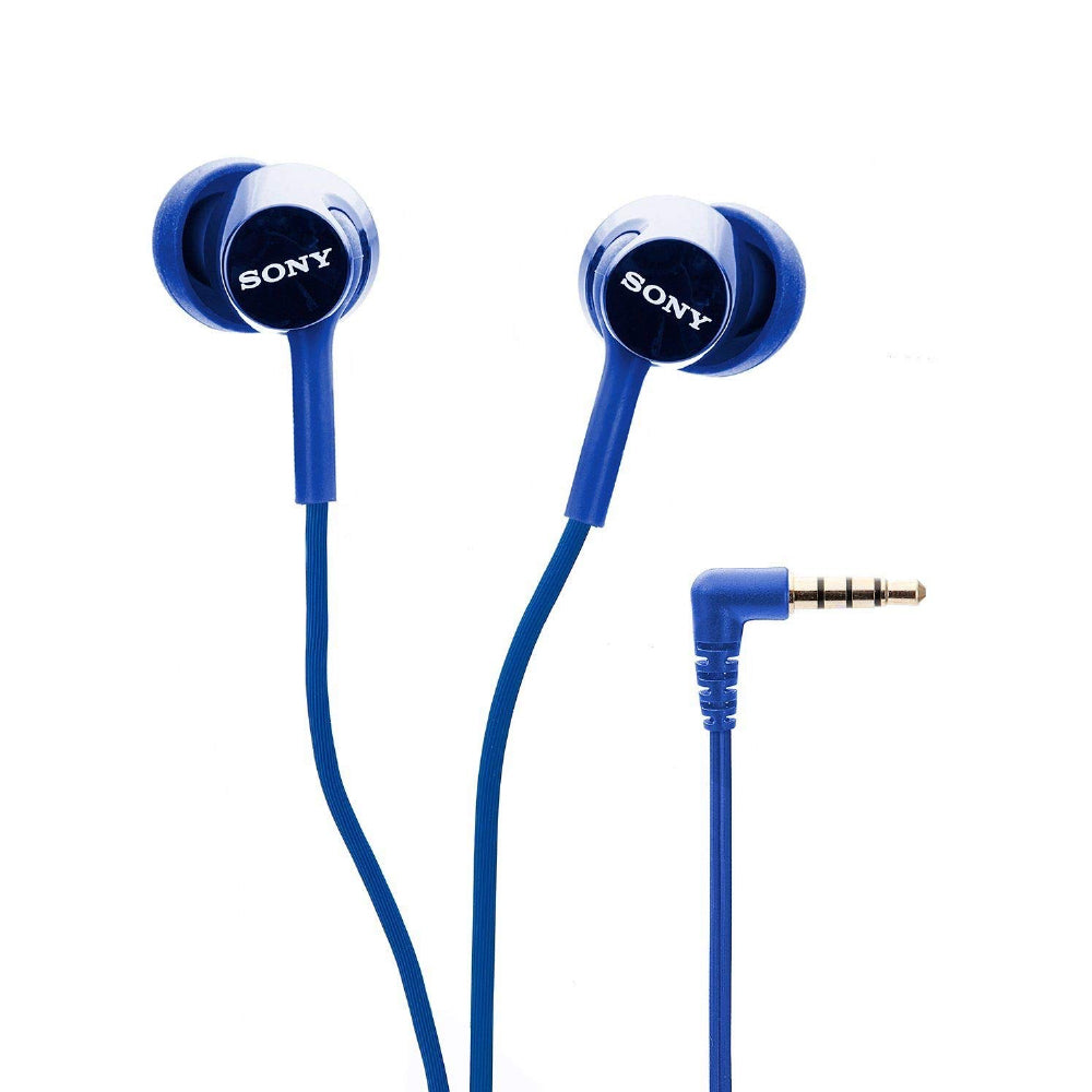 Sony MDR-EX150AP In-Ear Headphones with Mic (Dark Blue) - CarrotKart | India's first Open Box ecommerce platform