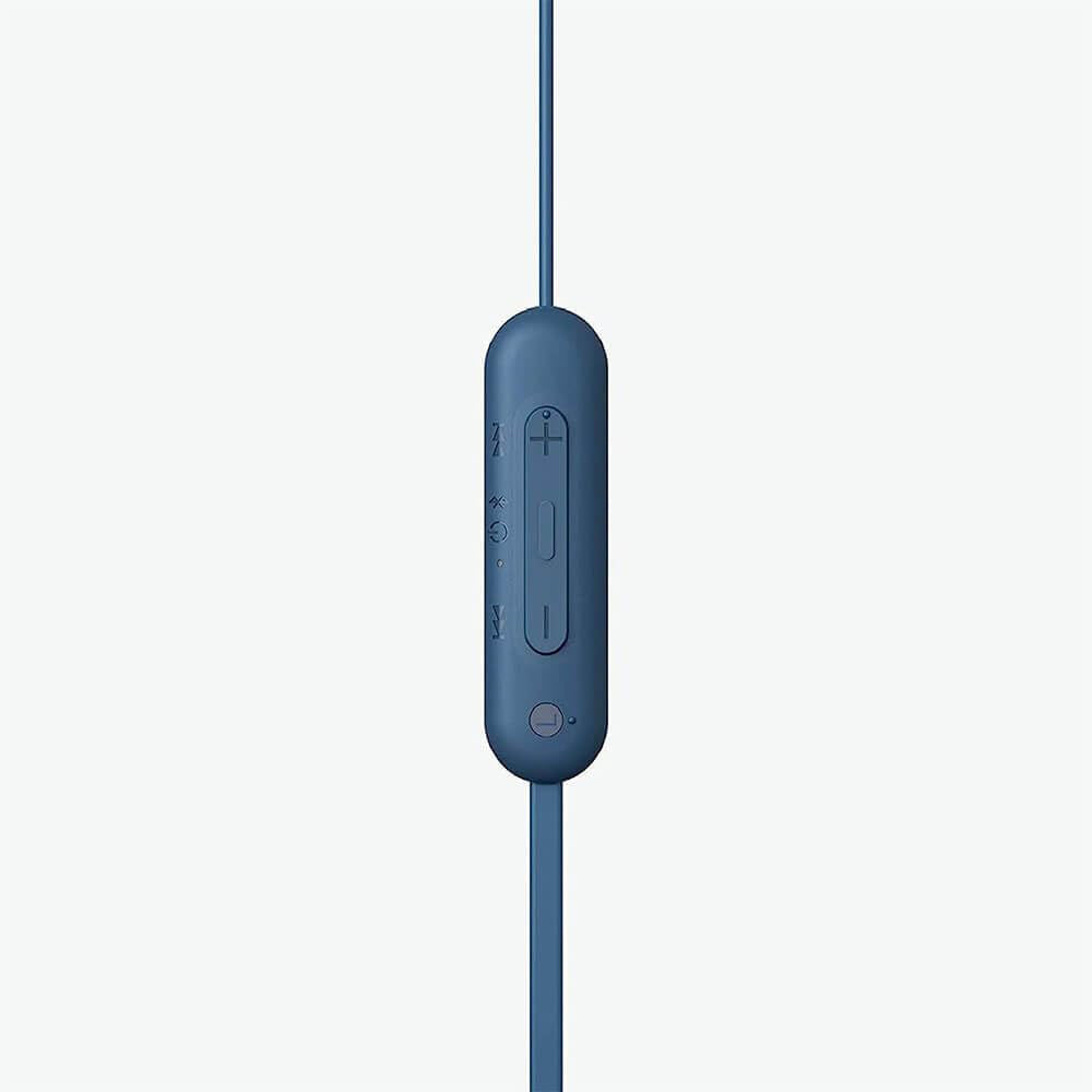 Sony WI-C100 Wireless Headphones with Customizable Equalizer for Deep Bass & 25 Hrs Battery, DSEE-Upscale, Splash Proof, 360RA, Fast Pair, in Ear Bluetooth Headset with Mic for Phone Calls (Black) - CarrotKart | India's first Open Box ecommerce platform
