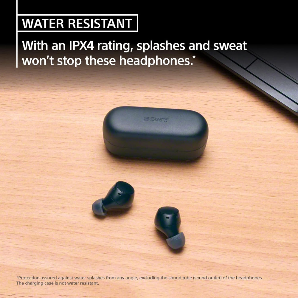 Sony WF-C510 Wireless Bluetooth Earbuds with Mic, TWS, in Ear, Ambient Sound Mode, Small and Comfortable, IPX4, Quick Charge, Multipoint Connectivity, Customized EQ, Up to 22 Hours Battery- Black - CarrotKart | India's first Open Box ecommerce platform