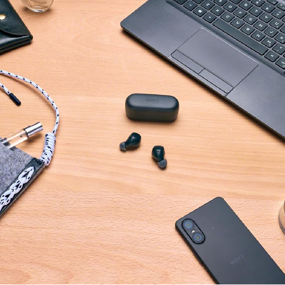 Sony WF-C510 Wireless Bluetooth Earbuds with Mic, TWS, in Ear, Ambient Sound Mode, Small and Comfortable, IPX4, Quick Charge, Multipoint Connectivity, Customized EQ, Up to 22 Hours Battery- Black - CarrotKart | India's first Open Box ecommerce platform