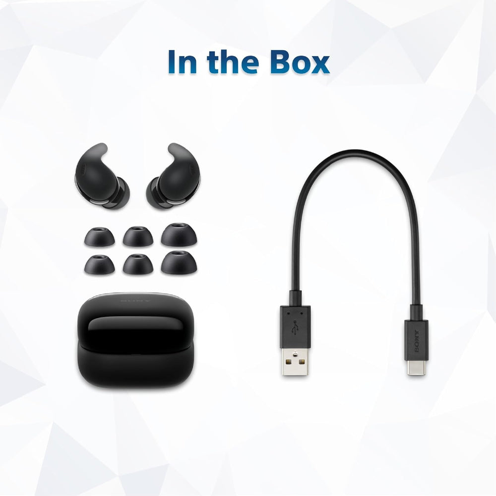 Sony New Linkbuds Fit WF-LS910N | Active Noise Cancelling Wireless Bluetooth in Earbuds | Comfortable Fit with New Supporters | High Call Quality with AI-Black - CarrotKart | India's first Open Box ecommerce platform