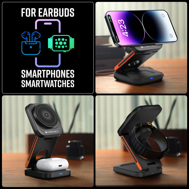 Zebronics Zeb-MagBoost 22W Wireless Charging Pad - CarrotKart | India's first Open Box ecommerce platform