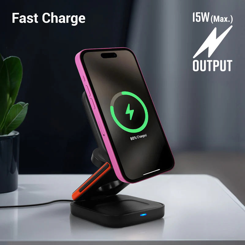 Zebronics Zeb-MagBoost 22W Wireless Charging Pad - CarrotKart | India's first Open Box ecommerce platform