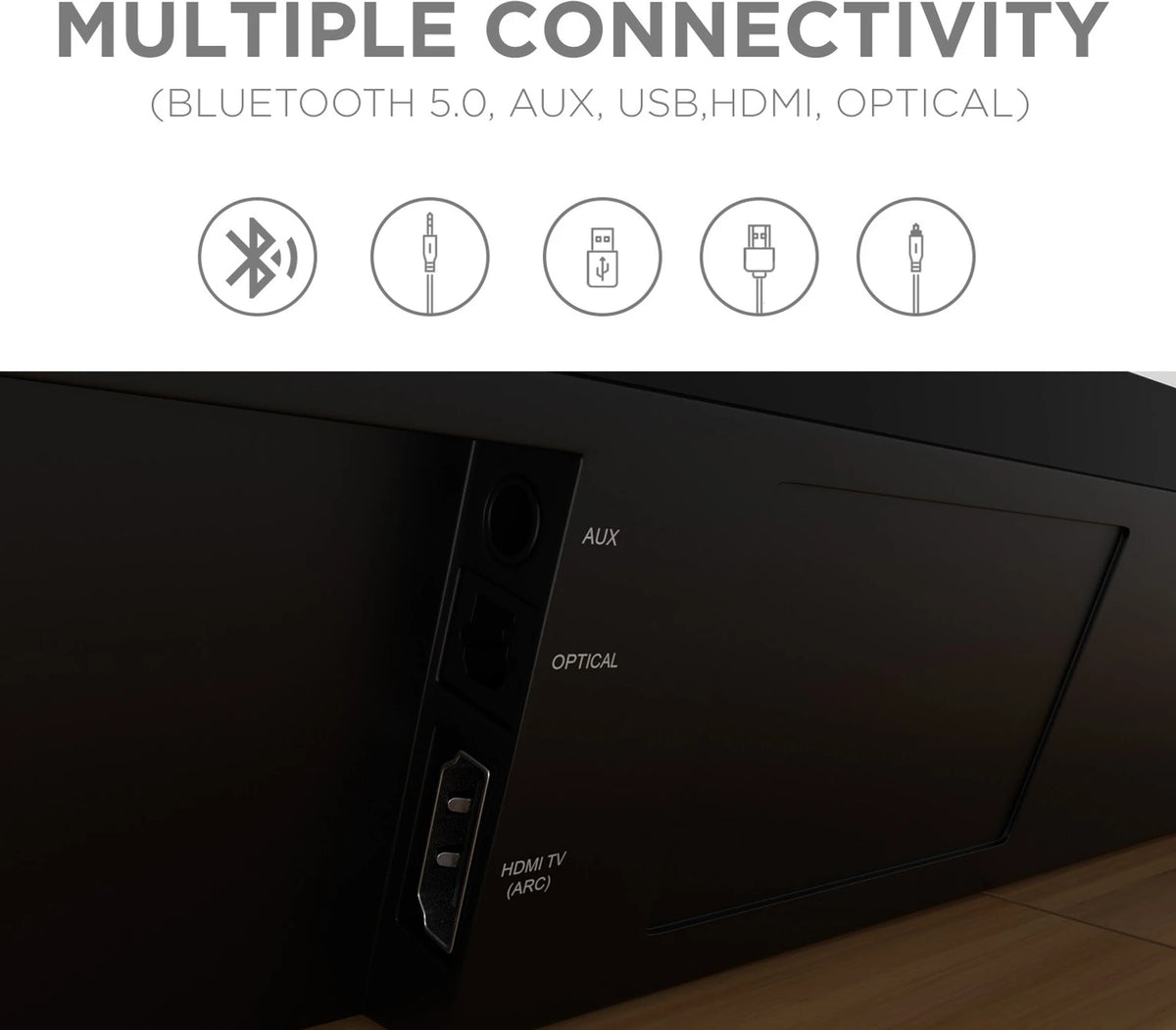 boAt Aavante Bar Quake 120W Soundbar 2.1 Channel Wireless Sub - CarrotKart | India's first Open Box ecommerce platform