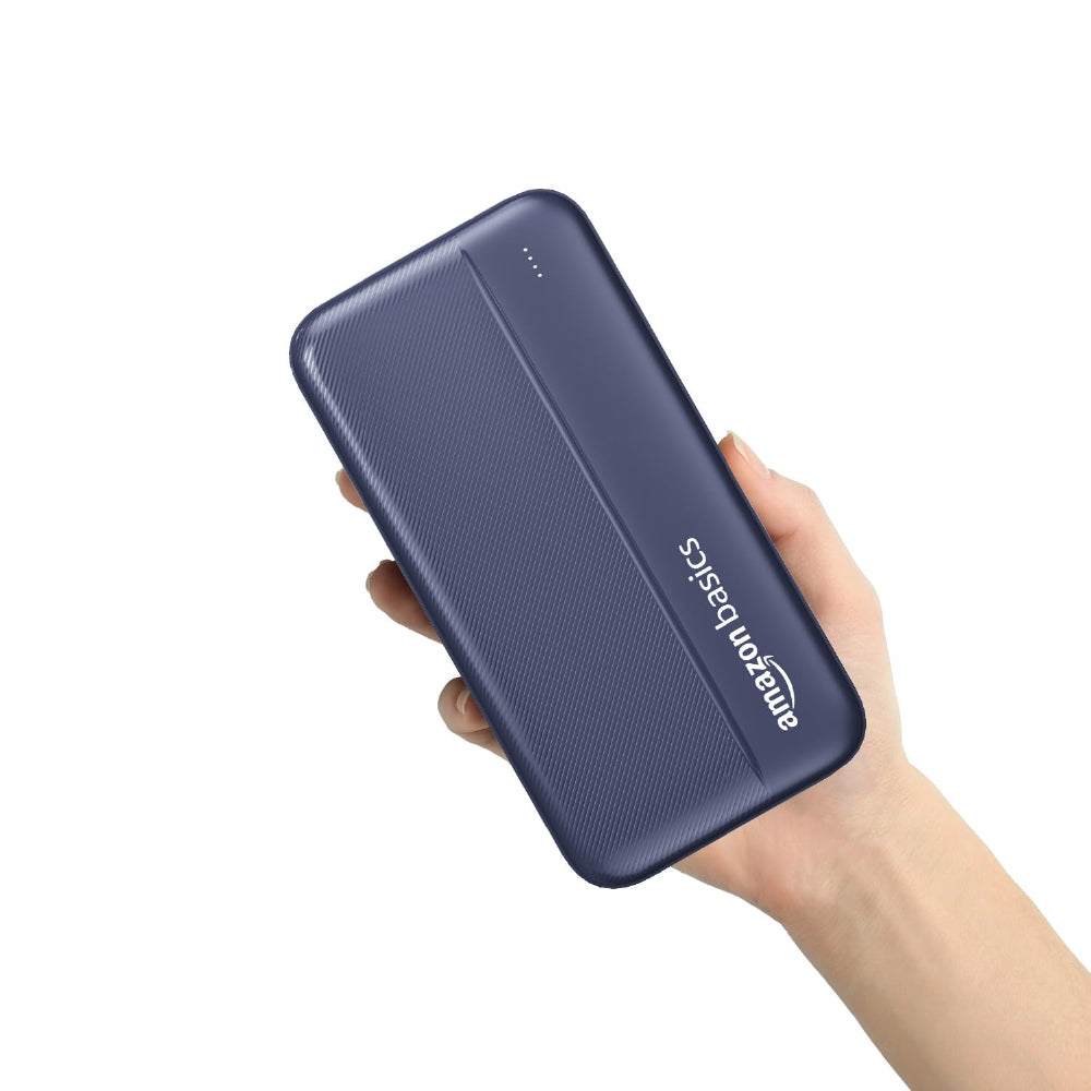 Amazon Basics 20000 mAh Power Bank | 22.5W Fast Charging | Dual Output & Input | Charge 3 Devices Simultaneously | for Smartphones, TWS Earbuds, Speakers, Tablets (Dark Blue) - CarrotKart | India's first Open Box ecommerce platform