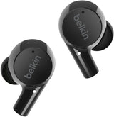BELKIN TWS Earbuds IPX5,Up to 31 hrs. Playtime Wireless Charging Dual mic on Each Side Bluetooth Headset (Black, True Wireless) - CarrotKart | India's first Open Box ecommerce platform