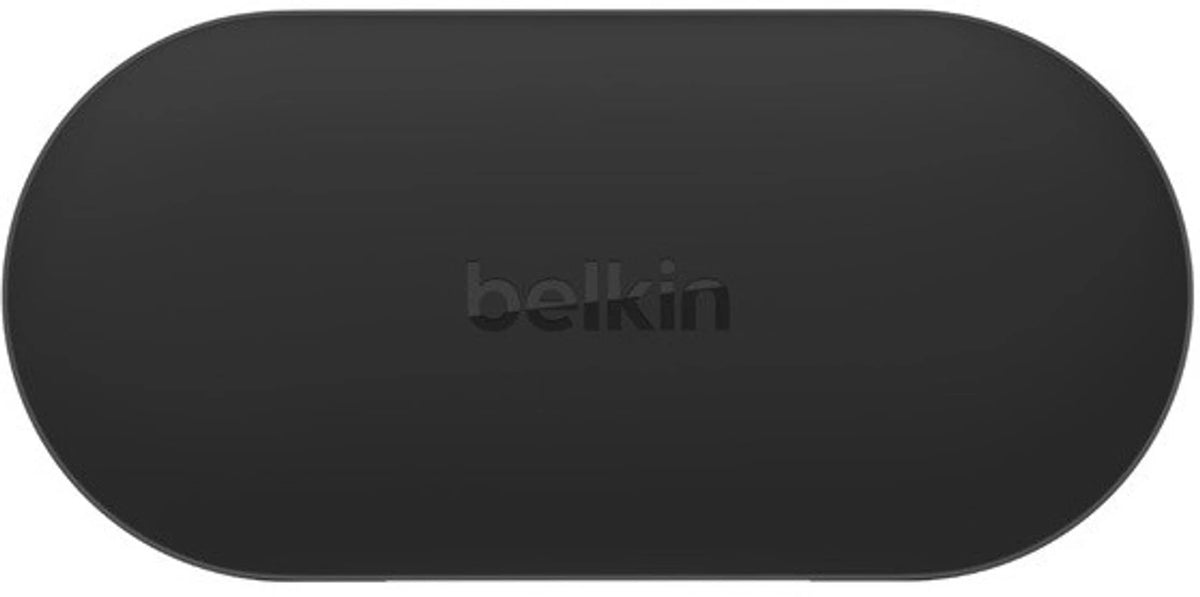 Belkin Soundform True Wireless Headphones Earphones with Wireless Charging Case, IPX5 Certified Sweat and Water Resistant, Deep Bass for iPhones and Androids, Black - CarrotKart | India's first Open Box ecommerce platform