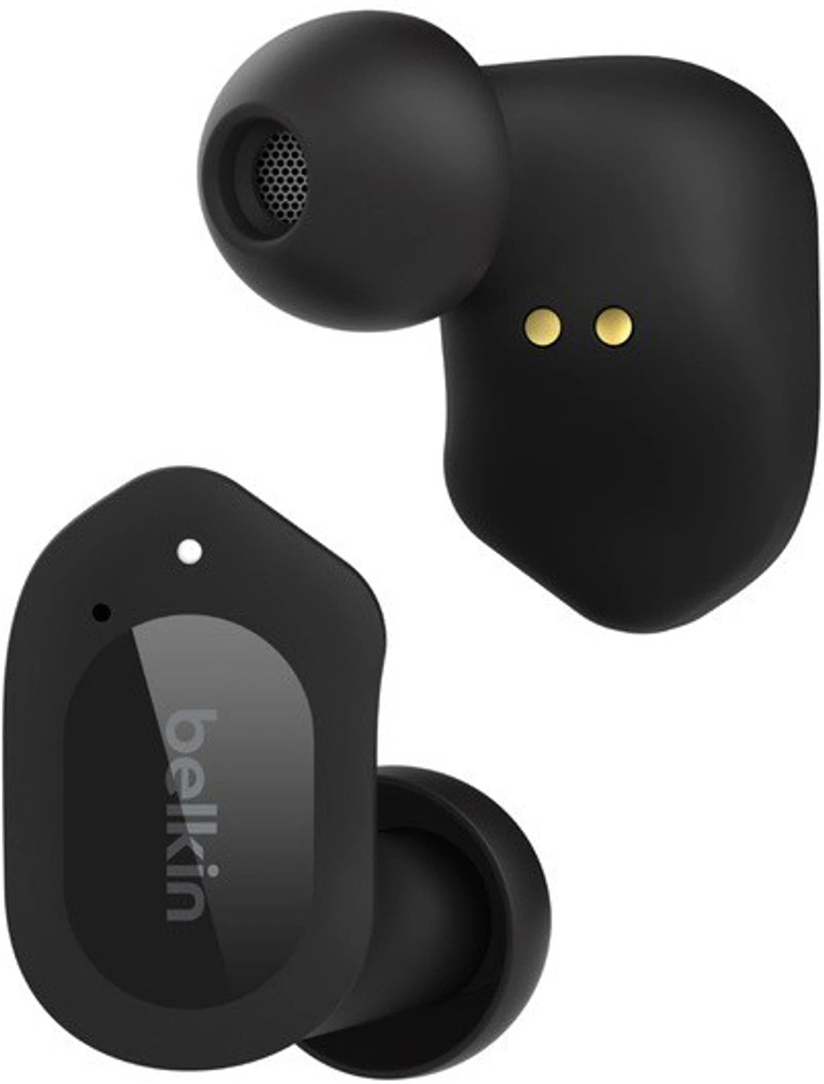 Belkin Soundform True Wireless Headphones Earphones with Wireless Charging Case, IPX5 Certified Sweat and Water Resistant, Deep Bass for iPhones and Androids, Black - CarrotKart | India's first Open Box ecommerce platform