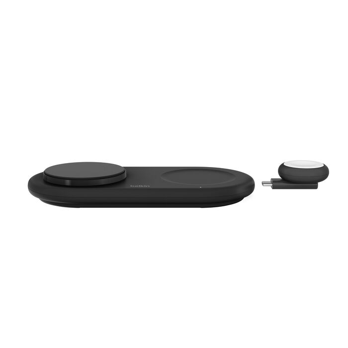 Belkin Boost Charge Pro 3-in-1 Magnetic Wireless Charging Pad with Qi2 15W - CarrotKart | India's first Open Box ecommerce platform