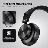 Hammer Bash Lite Wired and Wireless Headphones with Mic, Deep Bass, 40mm Drivers, Bv5.3 Bluetooth Headset (Black, On the Ear) - CarrotKart | India's first Open Box ecommerce platform
