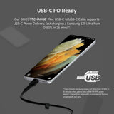 Belkin Boostcharge Flex Silicone USB-C To USB-C Cable (1M/3.3FT), Mfi-Certified Charging USB Cable For iPhone 16 Series, Samsung Galaxy Series, Google Pixel, & More With Cable Clip - Black - CarrotKart | India's first Open Box ecommerce platform