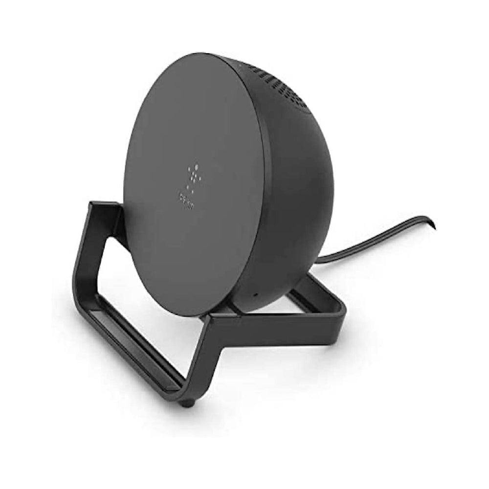 Belkin Boost Charge 10W Wireless Charging Stand + Bluetooth Speaker Optimized for iPhone, Samsung, LG, Sony, and Google Smartphones (Black) - CarrotKart | India's first Open Box ecommerce platform