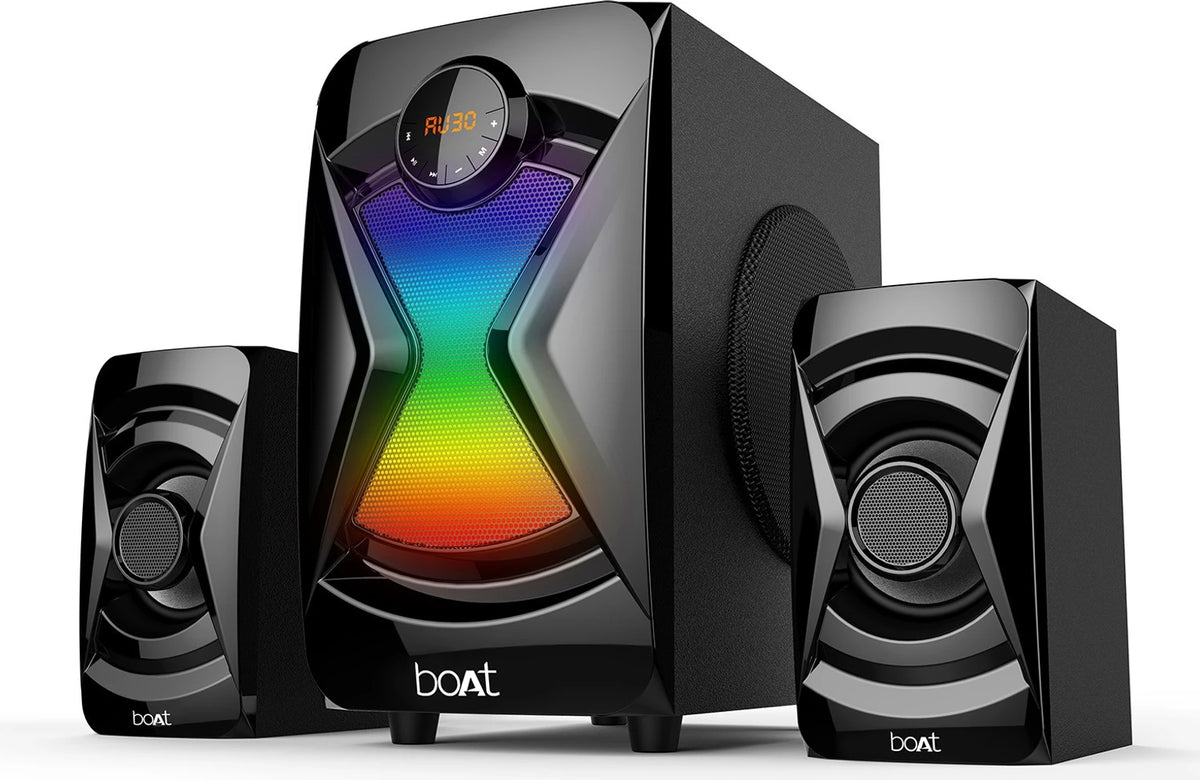 boAt Blitz 1500 50W Multimedia Speaker 2.1 Channel RGB - CarrotKart | India's first Open Box ecommerce platform