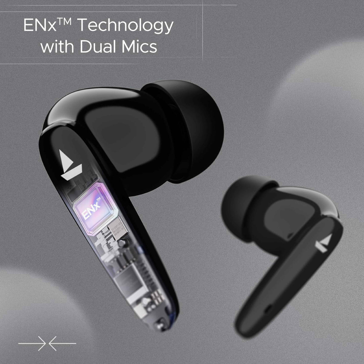 boAt Airdopes 161 Pro Buds Wireless Earbuds with 50 Hours Playback, Dual Pairing, Dual Mics with ENx™ Technology