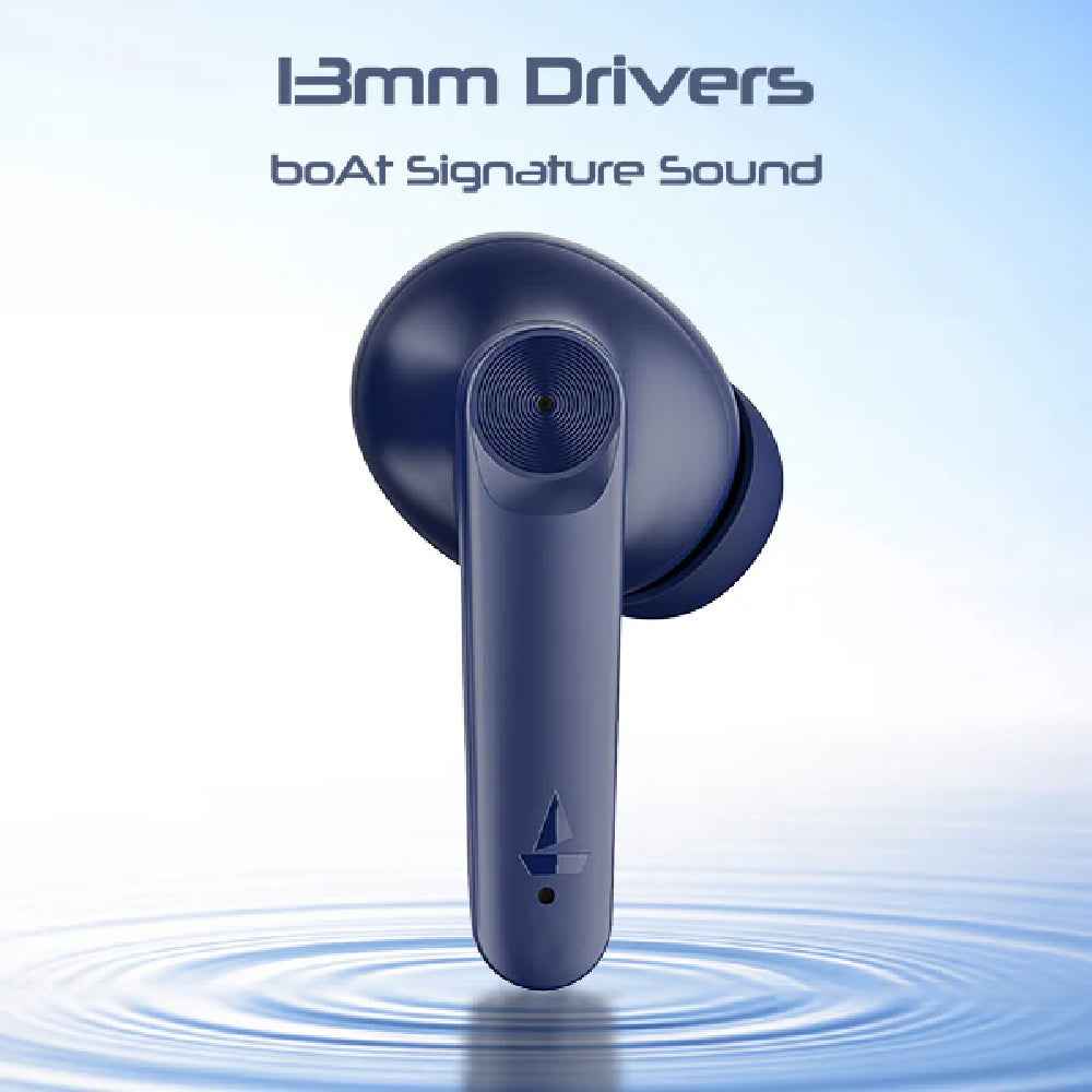 boAt Airdopes 200 Plus Wireless Earbuds with 100 Hours Large Playback, BEAST™ Mode, ENx™ Technology, IPX5 Resistance