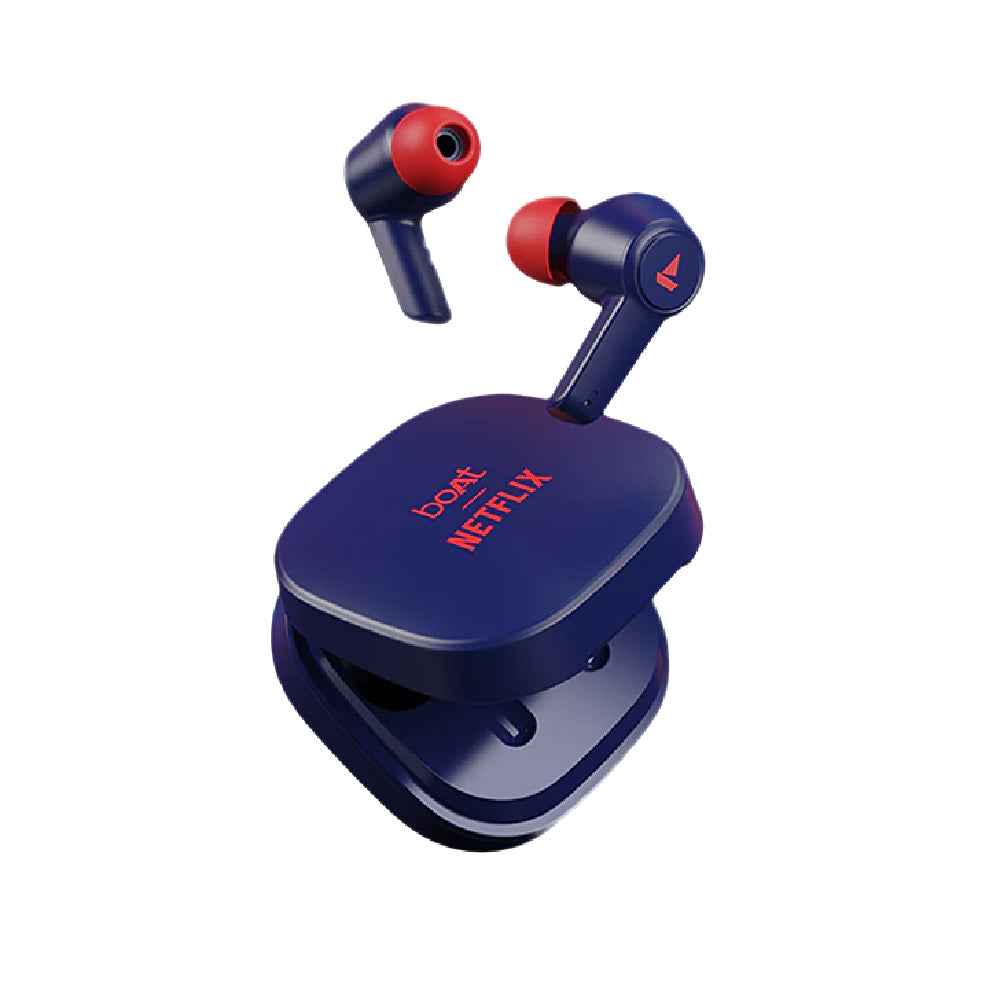 boAt 2025 Launch Rockerz 411, 40Ms Low Latency, 40Hrs Battery, 40Mm Drivers, ENx Tech, Stream Ad Free Music via App Support, Bluetooth Headphones, Wireless Over Ear Headphone with Mic (Active Black)