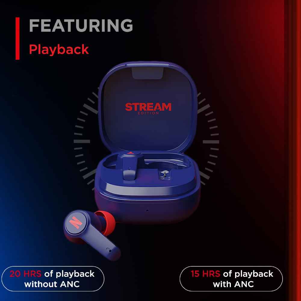 boAt 2025 Launch Rockerz 411, 40Ms Low Latency, 40Hrs Battery, 40Mm Drivers, ENx Tech, Stream Ad Free Music via App Support, Bluetooth Headphones, Wireless Over Ear Headphone with Mic (Active Black)