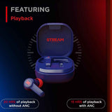 boAt 2025 Launch Rockerz 411, 40Ms Low Latency, 40Hrs Battery, 40Mm Drivers, ENx Tech, Stream Ad Free Music via App Support, Bluetooth Headphones, Wireless Over Ear Headphone with Mic (Active Black)