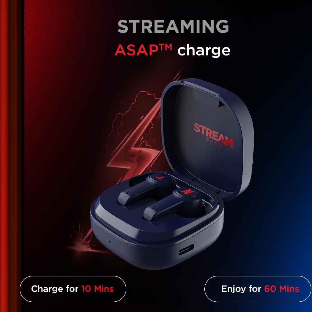 boAt 2025 Launch Rockerz 411, 40Ms Low Latency, 40Hrs Battery, 40Mm Drivers, ENx Tech, Stream Ad Free Music via App Support, Bluetooth Headphones, Wireless Over Ear Headphone with Mic (Active Black)