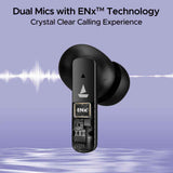 boAt Airdopes 91 Wireless Earbuds with 45 Hours Playback, BEAST™ Mode, ASAP™ Charge, Dual Mics with ENx™ Technology