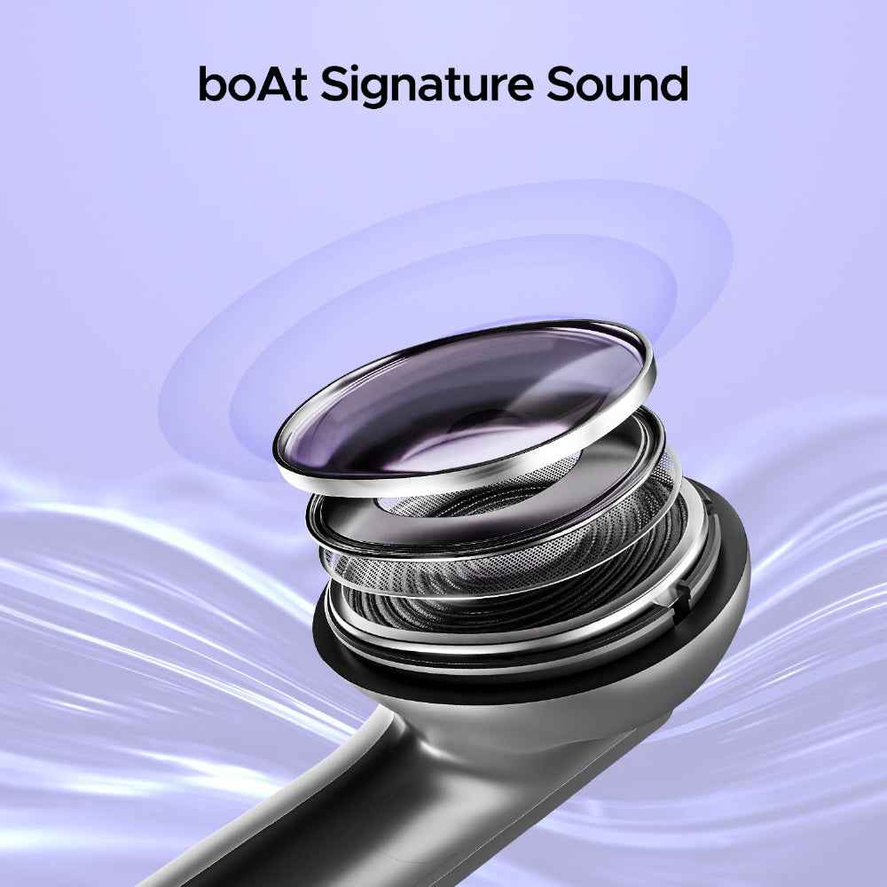 boAt Airdopes 91 Wireless Earbuds with 45 Hours Playback, BEAST™ Mode, ASAP™ Charge, Dual Mics with ENx™ Technology