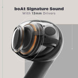boAt Airdopes Atom 81 Wireless Earbuds with 50 Hours Playback, 13mm Drivers, ENx™ Technology, IPX5 Resistance