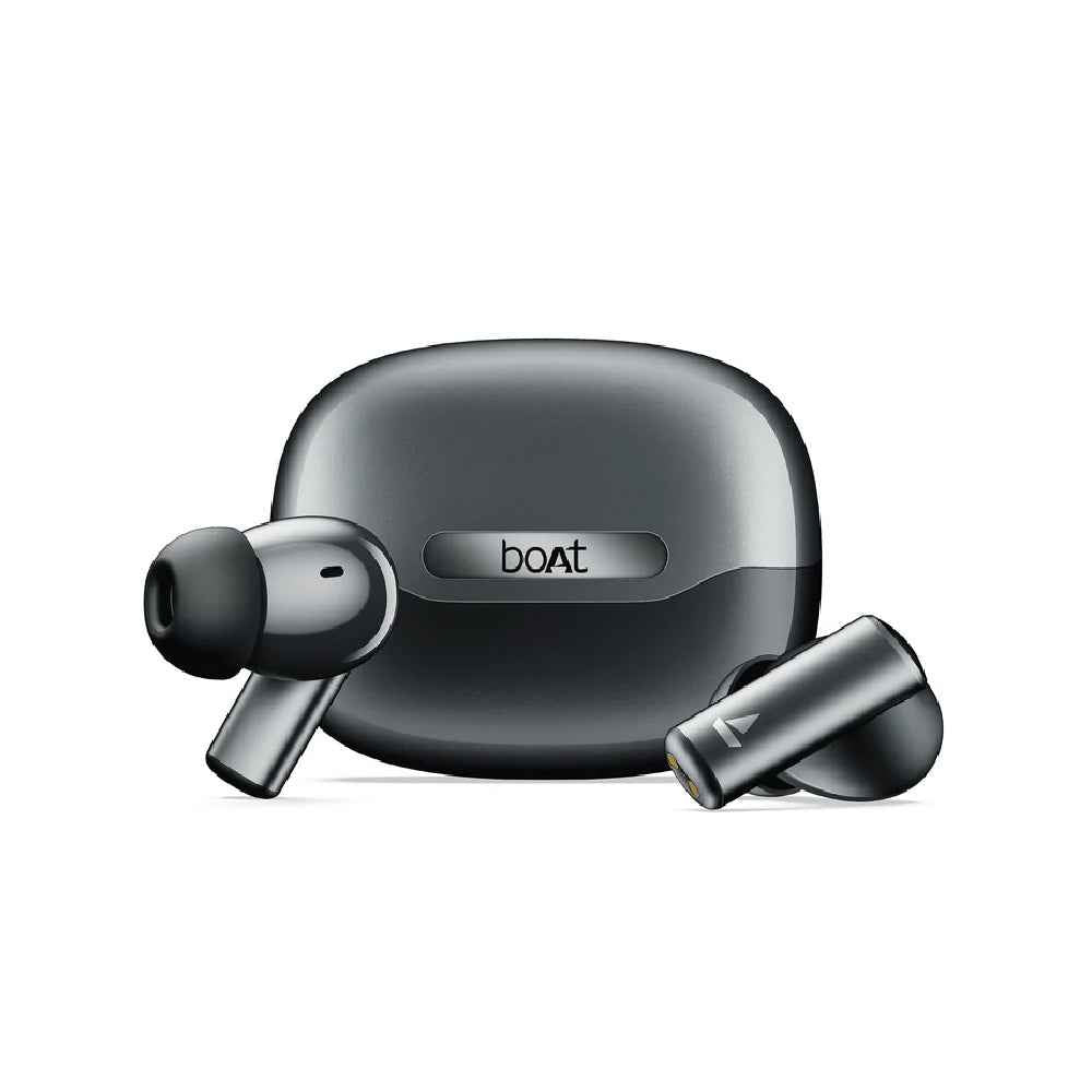 boAt Airdopes Prime 701 ANC (2025 Launch),46dB Hybrid ANC, 50Hr Battery, Real Spatial Audio,Multidevice Connect,App Support, Bluetooth Earbuds, TWS Ear Buds Wireless Earphones with mic (Obsidian Grey)