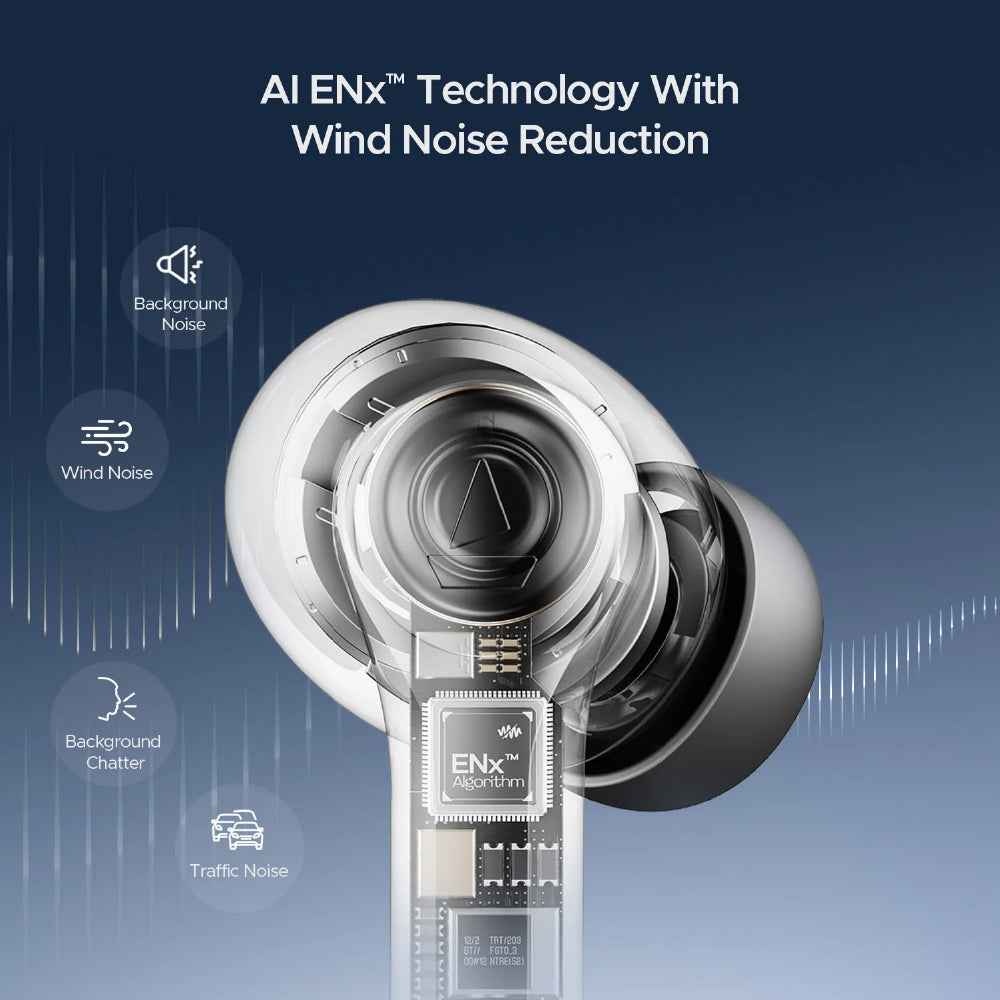 boAt Airdopes Supreme Wireless Earbuds with 50 Hours Playback, AI ENx™ with Wind Noise Reduction, Cinematic Spatial Audio