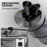 boAt Airdopes Ultra Plus, 50 H Battery, 4Mics ENx, ASAP Charge, Low Latency, Stream Ad Free Music via App Support, Bluetooth Earbuds, TWS Ear Buds Wireless Earphones with mic (Olive Slate)