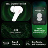 boAt Immortal 141 Bluetooth Gaming Wireless Earbuds with BEAST™️Mode, ASAP™️ Charge, Bluetooth v5.3