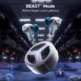 boAt Immortal 171 Wireless Gaming Earbuds 40ms Low Latency with BEAST™ Mode, 40 Hours Gameplay, IPX5 Water, BT v5.3