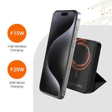 Amazon Basics 10000mAh 20W Fast Charging Power Bank and 15W Wireless Output | Type C Power Delivery (Input & Output) Quick Charge| Two Way Fast Charge | Made in India (Black) - CarrotKart | India's first Open Box ecommerce platform