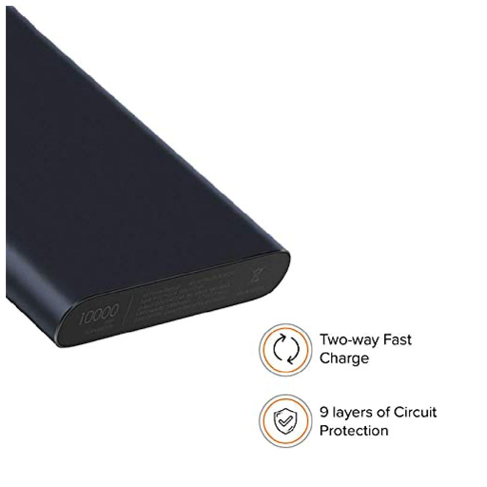 Mi 10000 mAh 18 w Power Bank (Metallic Blue, Lithium-ion, Fast Charging for Mobile, Earbuds, Speaker, Smartwatch, Trimmer, Tablet) - CarrotKart | India's first Open Box ecommerce platform