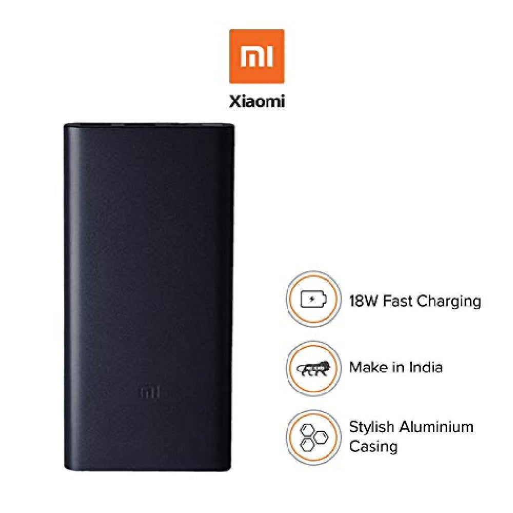 Mi 10000 mAh 18 w Power Bank (Metallic Blue, Lithium-ion, Fast Charging for Mobile, Earbuds, Speaker, Smartwatch, Trimmer, Tablet) - CarrotKart | India's first Open Box ecommerce platform