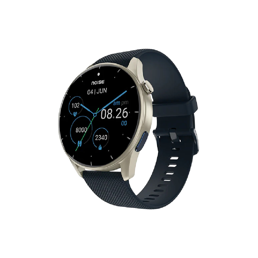 Noise Crew 1.38 Round Display with Bluetooth Calling, Metallic finish, IP68 Rating Smartwatch (Rose Pink Strap, Regular) - CarrotKart | India's first Open Box ecommerce platform