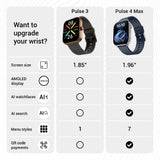 Noise ColorFit Pulse 3 with 1.96" Biggest Display Bluetooth Calling Smart Watch, Premium Build, Auto Sport Detection & 170+ Watch Faces Smartwatch for Men & Women (Deep Wine) - CarrotKart | India's first Open Box ecommerce platform